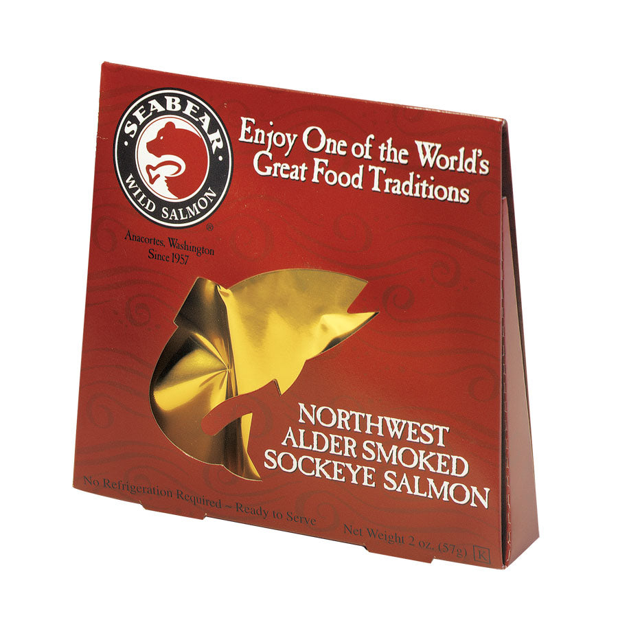 Wild Sockeye Smoked Salmon 2 oz Portions
