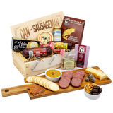 Dan's Deluxe Wooden Crate Gourmet Gift Box