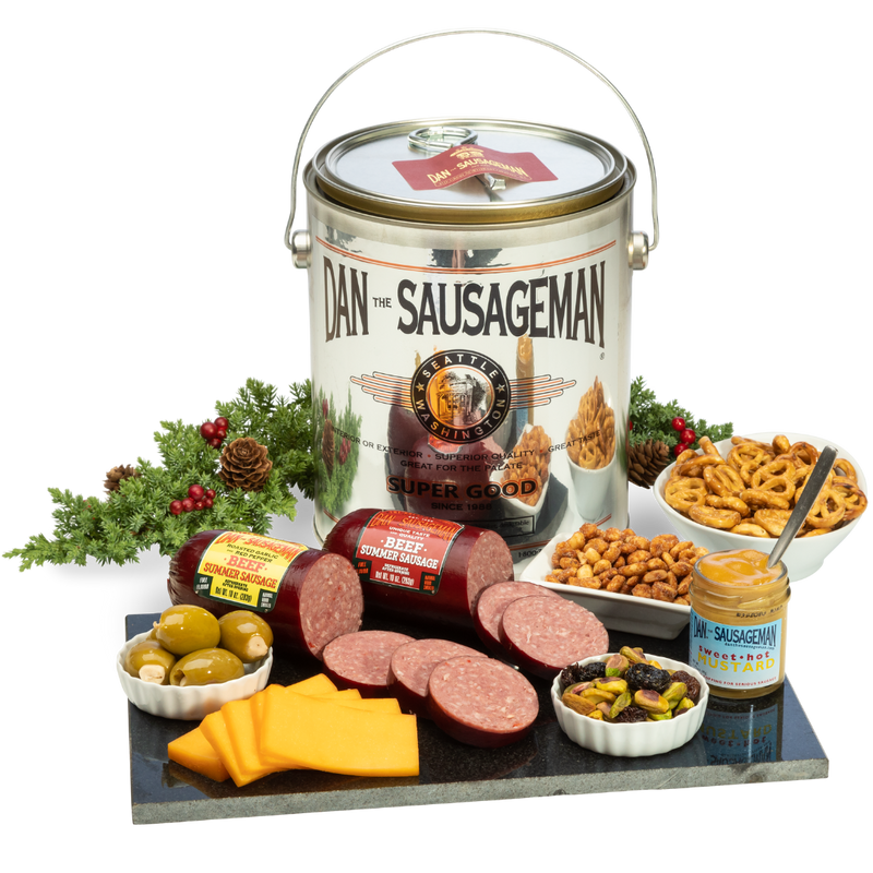 Signature Palate- Collector Sausage Gift Basket for Men - Dan The ...