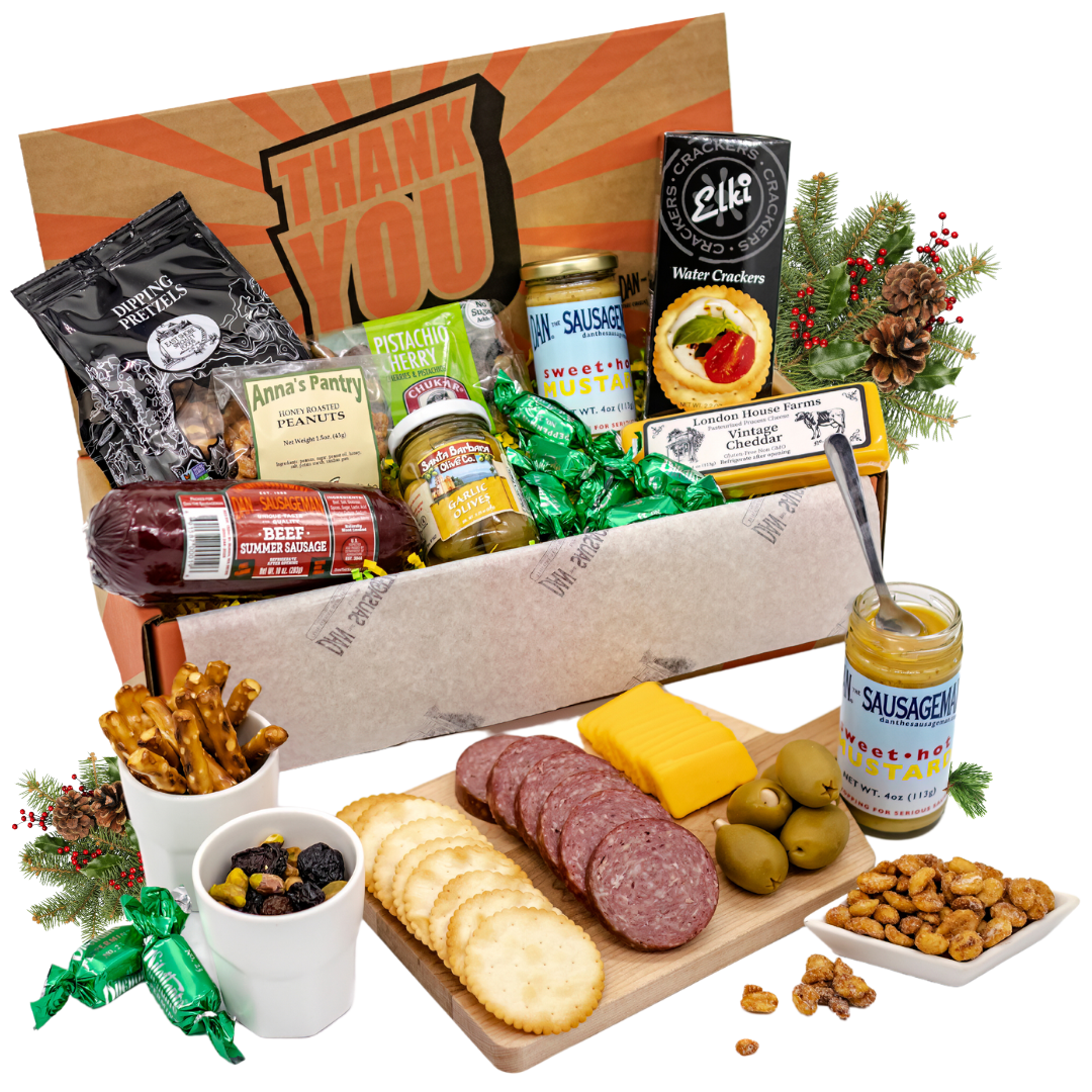 Thank You Summer Sausage & Cheese Gift Box | Thank You Gift Box | Hickory Farms