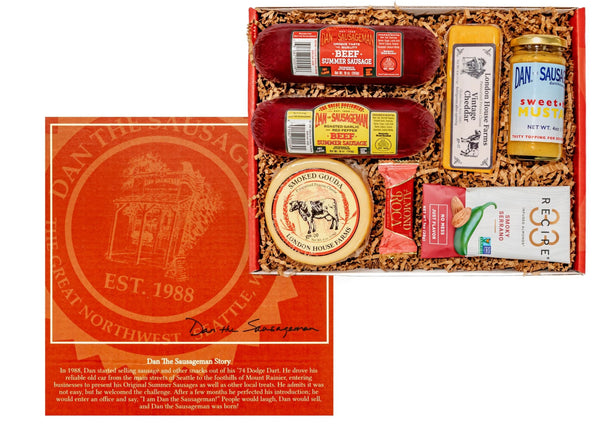 Heritage Anniversary Gourmet Gift Box & Gift Basket – Dan The Sausageman