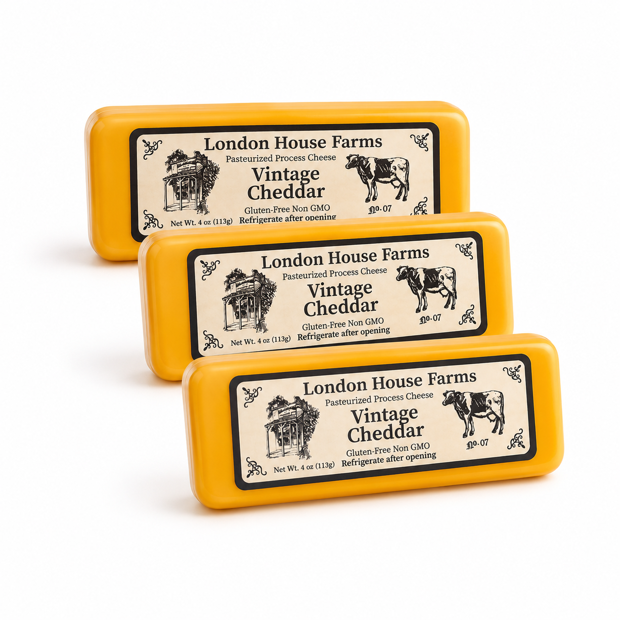 Vintage Cheddar Cheese - 3-pack