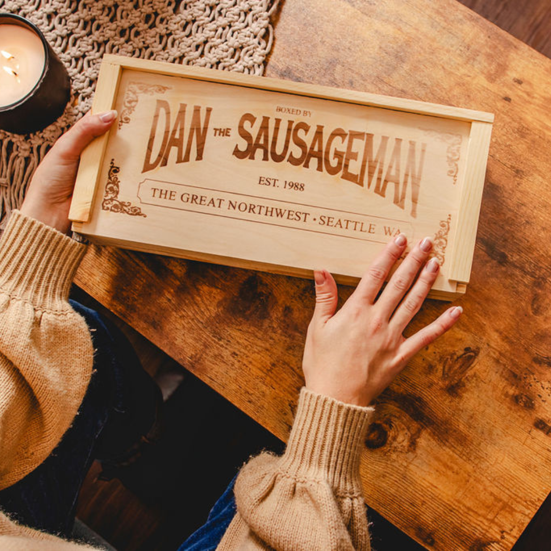 Dan's Deluxe Wooden Crate
