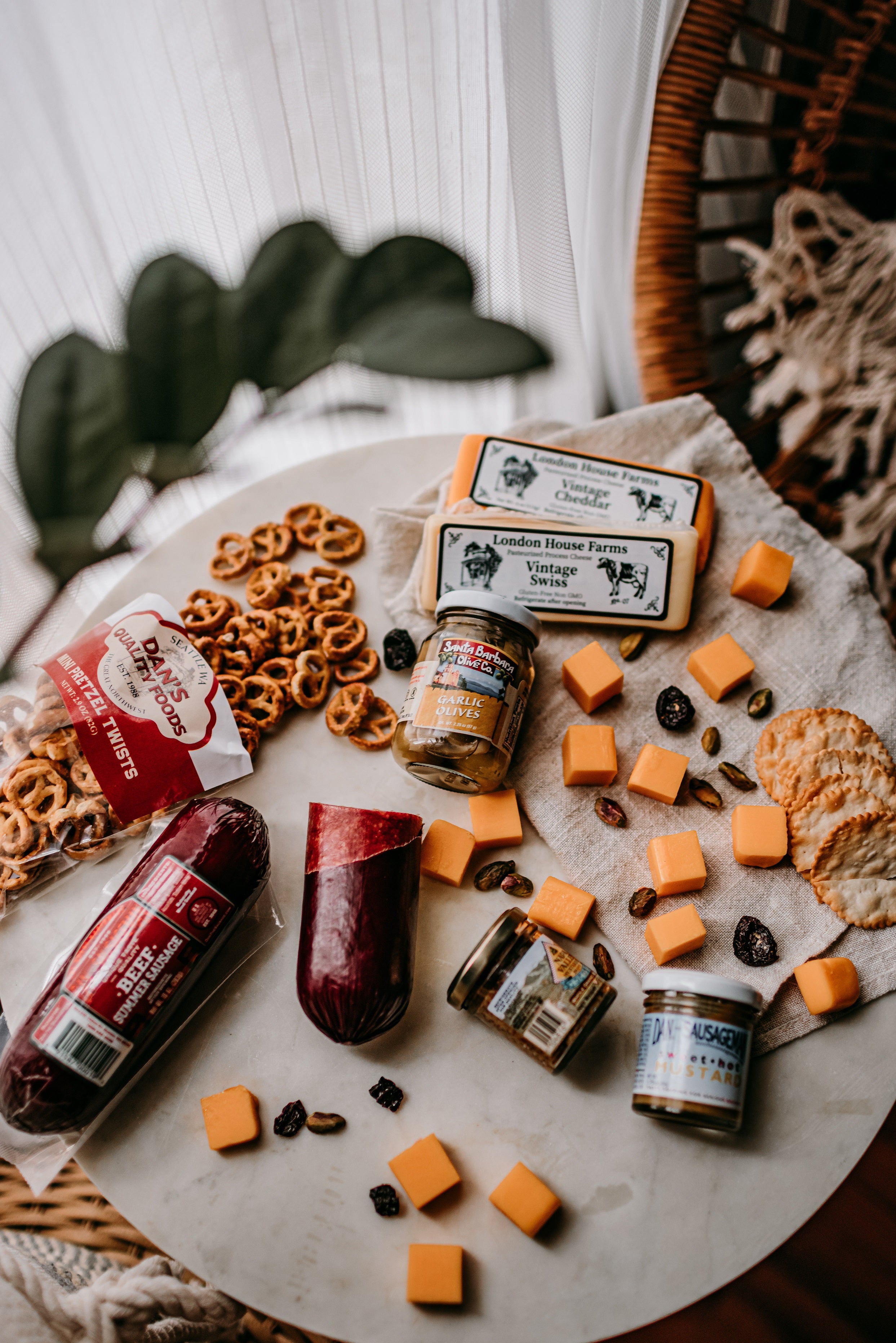 Thank You! Summer Sausage Gift Basket – Dan The Sausageman