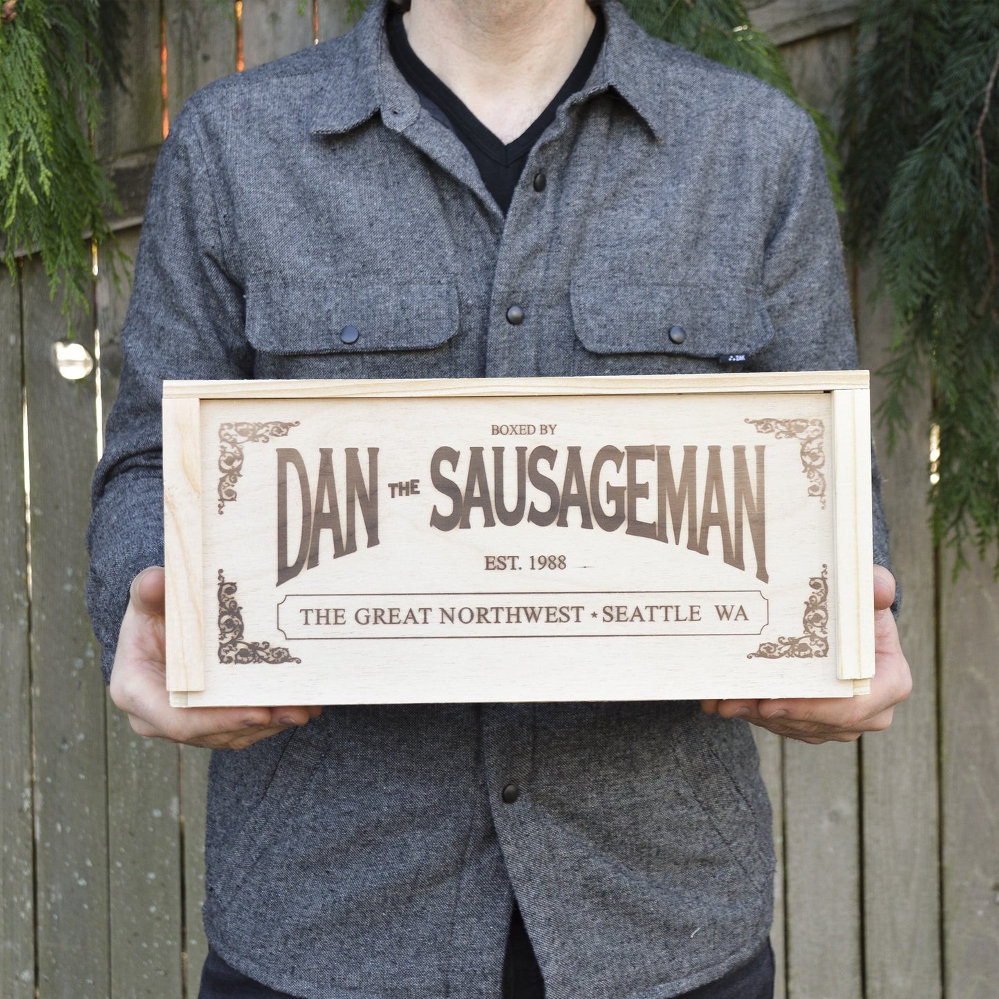 Dan's Deluxe Wooden Crate